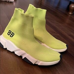 Balenciaga Neon Yellow Sock Sneakers